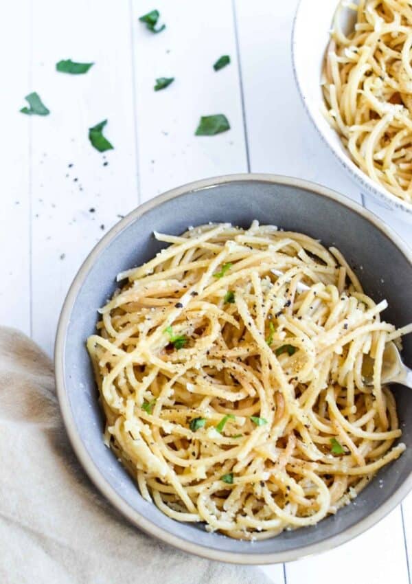 Roasted Pasta with Parmesan and Pepper
