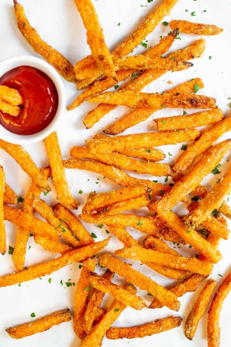 Perfect Frozen Sweet Potato Fries in the Air Fryer