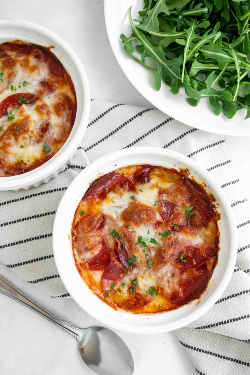 Easy Pizza Bowl Recipe (Low Carb & Keto Friendly)