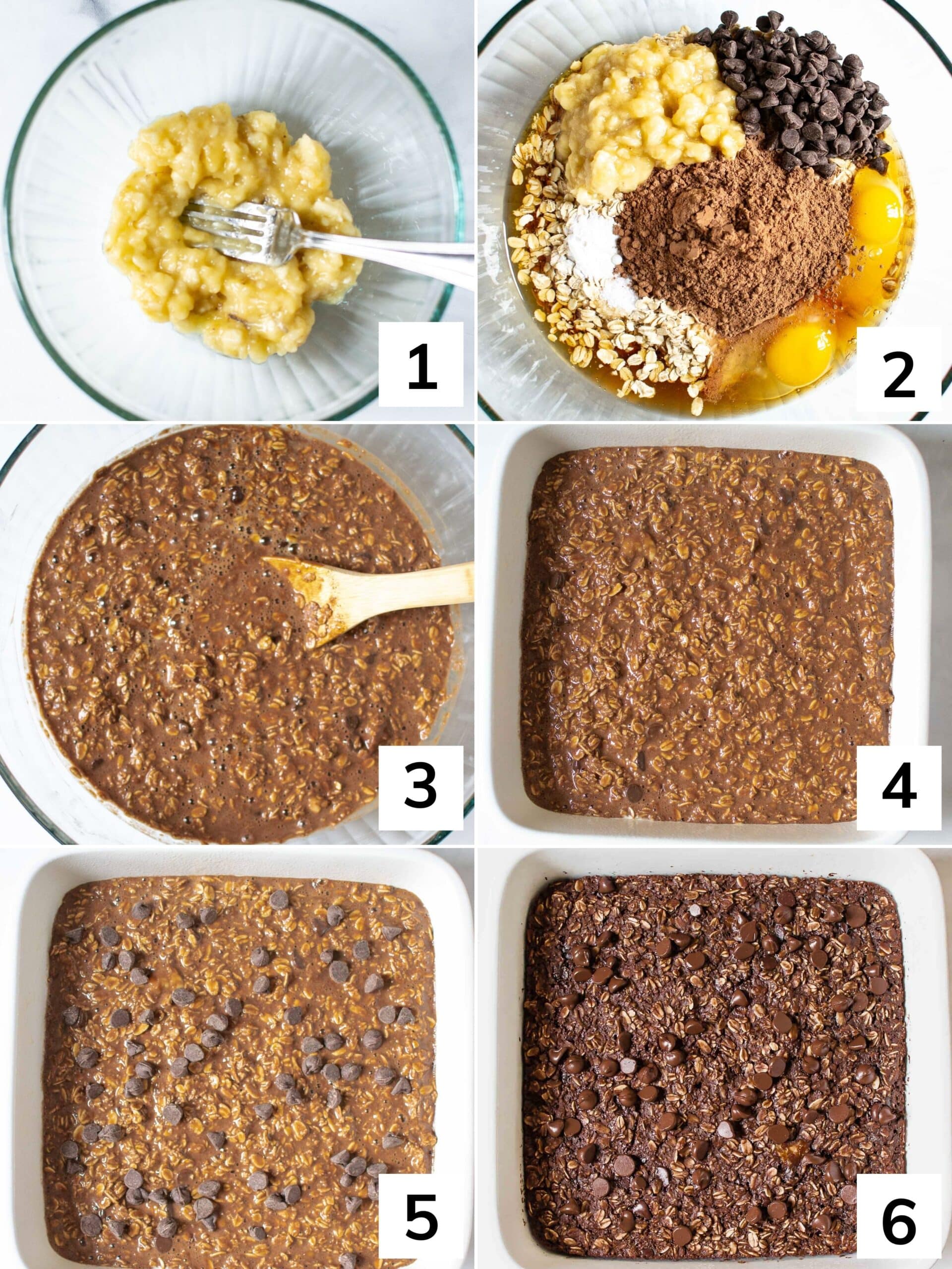 How to. make Chocolate Baked Oats step by step instructions