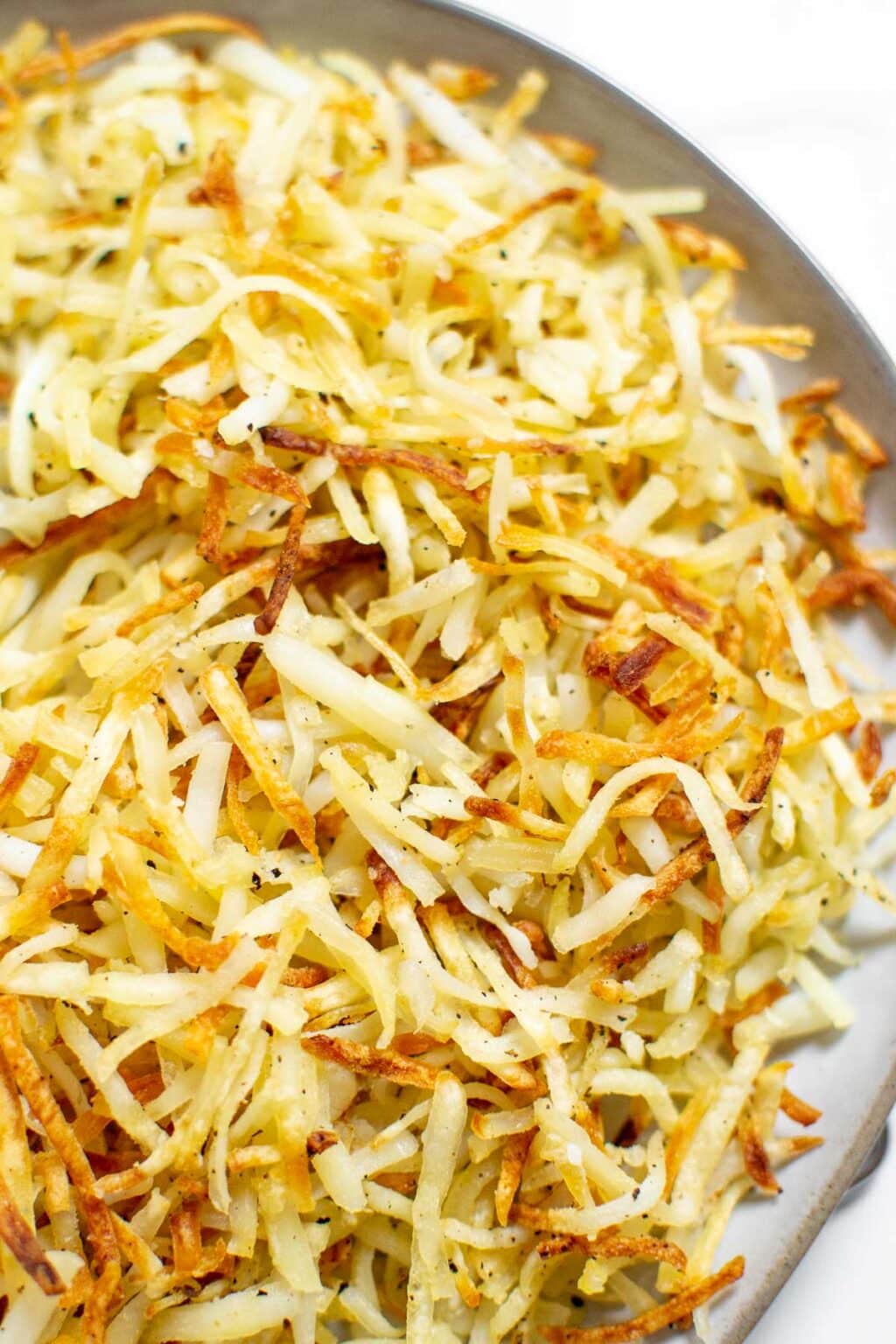 Perfect Air Fryer Frozen Hash Browns - Get On My Plate