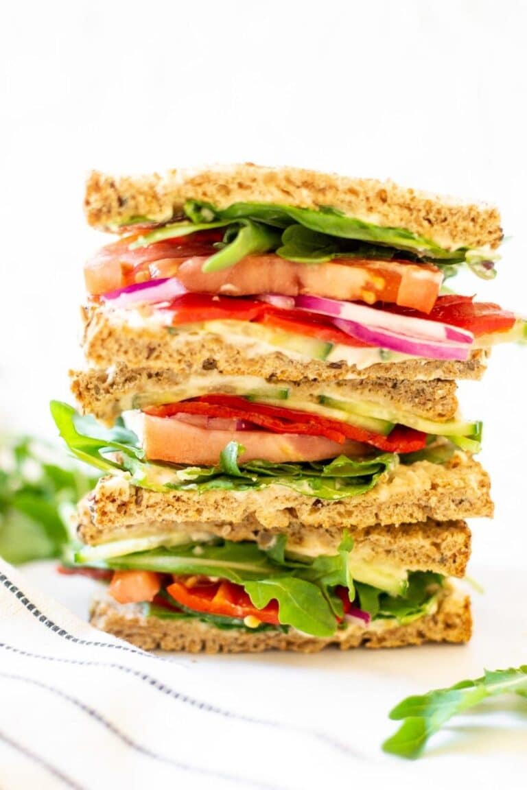 Easy Panera Mediterranean Veggie Sandwich