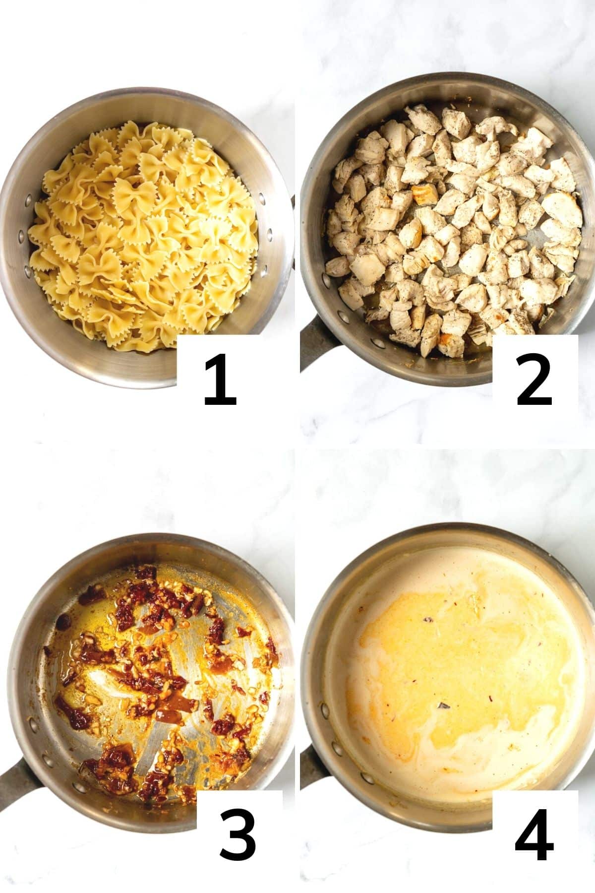 How to make chicken pasta with chipotle cream sauce step by step