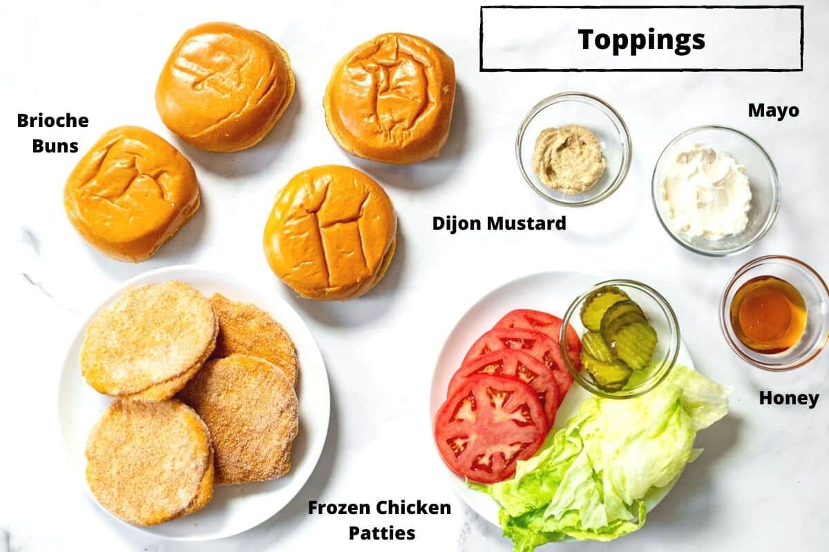 Air Fryer Frozen Chicken Patties with Honey Mustard Mayo Get On My Plate