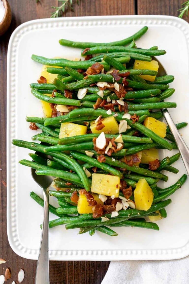 Green Beans with Pineapple and Bacon