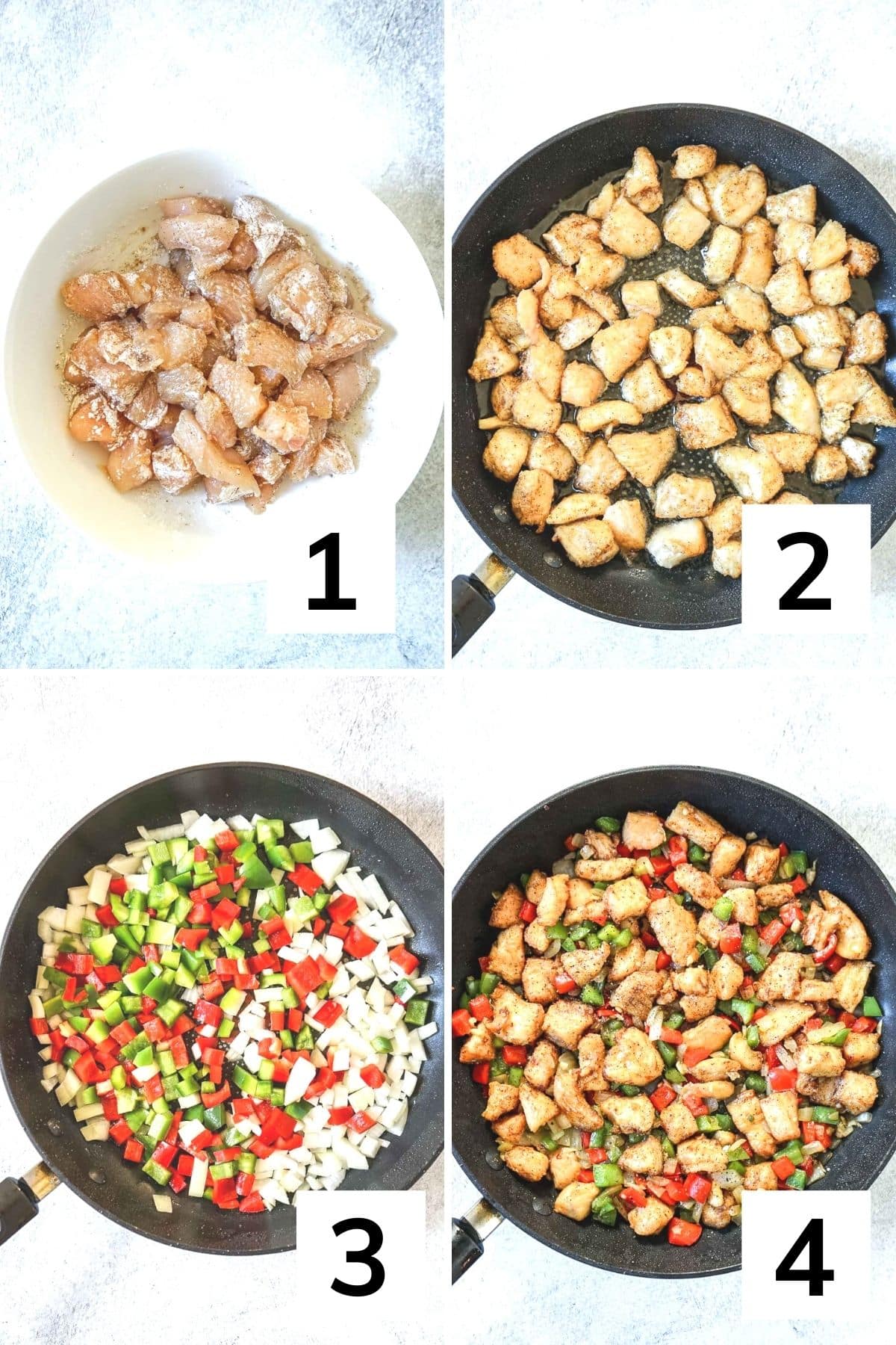 How to make salt and pepper chicken step by step. 