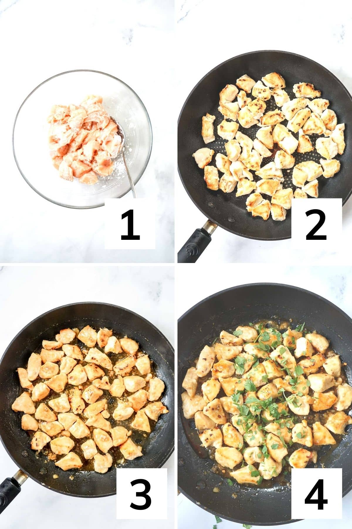 How to make honey butter garlic chicken step by step.