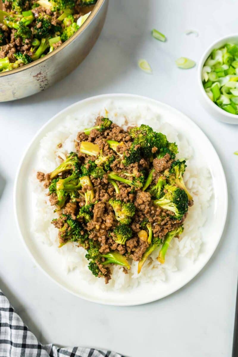 Ground Beef and Broccoli Recipe | Get On My Plate