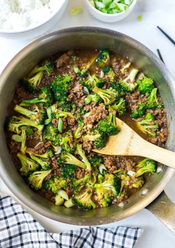 Healthy Ground Beef and Broccoli Recipe
