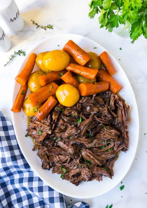 Old Fashioned Pot Roast (Oven and Slow Cooker)
