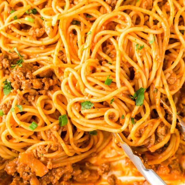 Mexican Spaghetti Recipe (Taco Spaghetti)