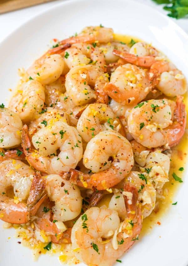 Easy Shrimp Scampi Recipe (without wine)