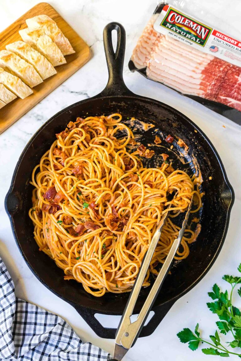 Creamy Spaghetti with Bacon