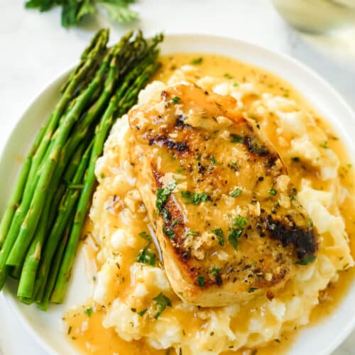 Chicken in White Wine Sauce (no cream) Get On My Plate