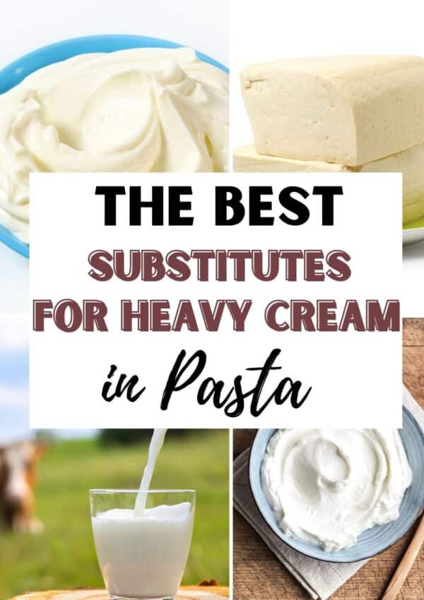 16 Best Substitutes For Heavy Cream in Pasta