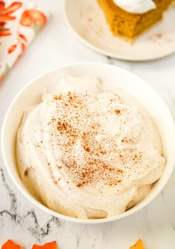 Easy Homemade Cinnamon Whipped Cream Recipe