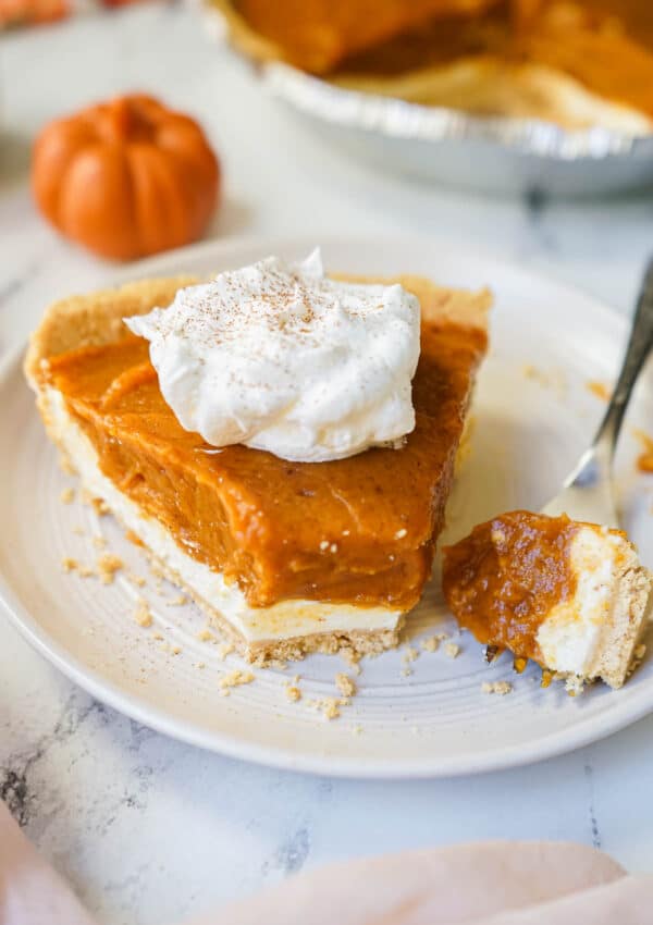 Double Layer Pumpkin Pie Recipe (no bake)