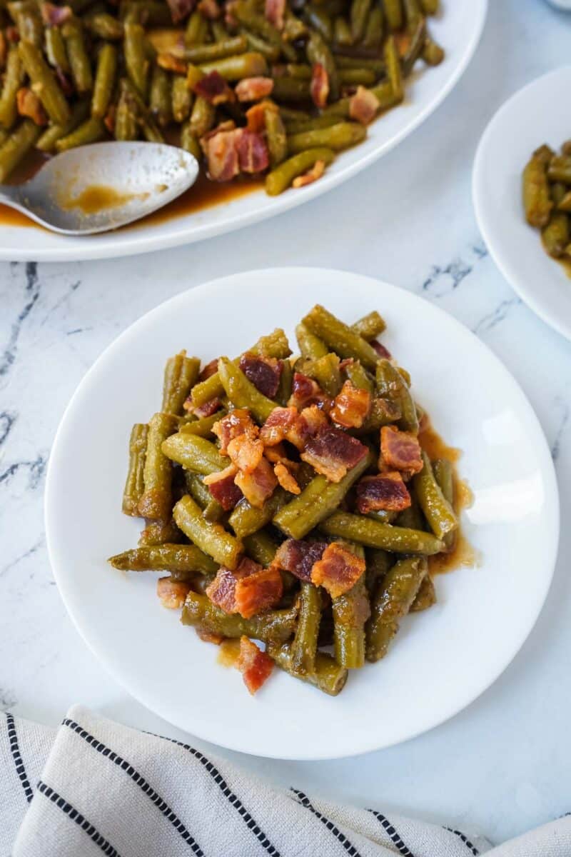 Crack Green Beans (Stovetop, Oven & Crock Pot) | Get On My Plate