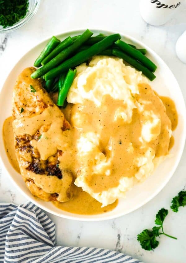 Creamy Chicken and Mashed Potatoes