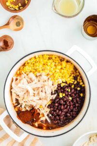 Easy Red Chicken Chili (with Shredded Chicken) Get On My Plate