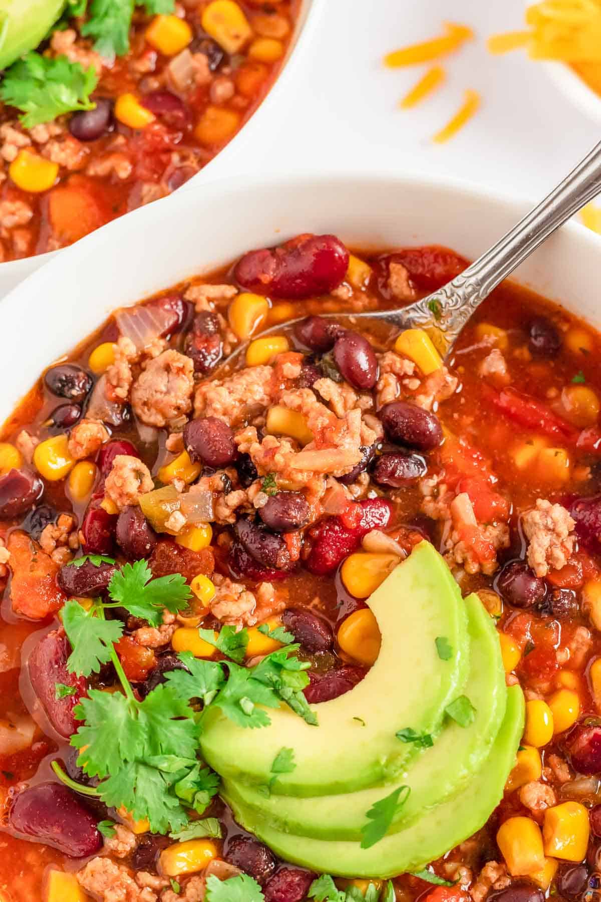 Easy Taco Soup with Ranch Dressing (Crockpot + Stovetop) | Get On My Plate