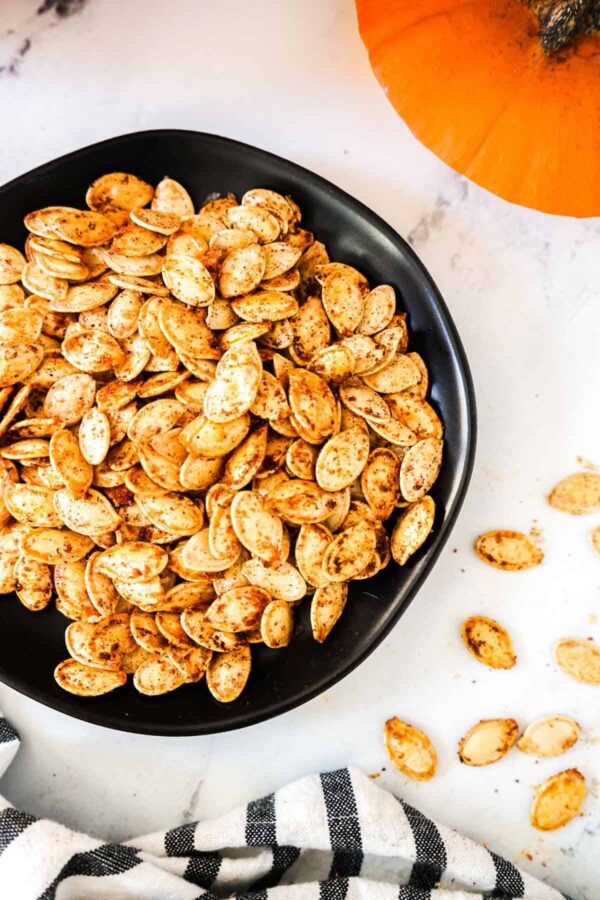 Roasted Air Fryer Pumpkin Seeds Get On My Plate