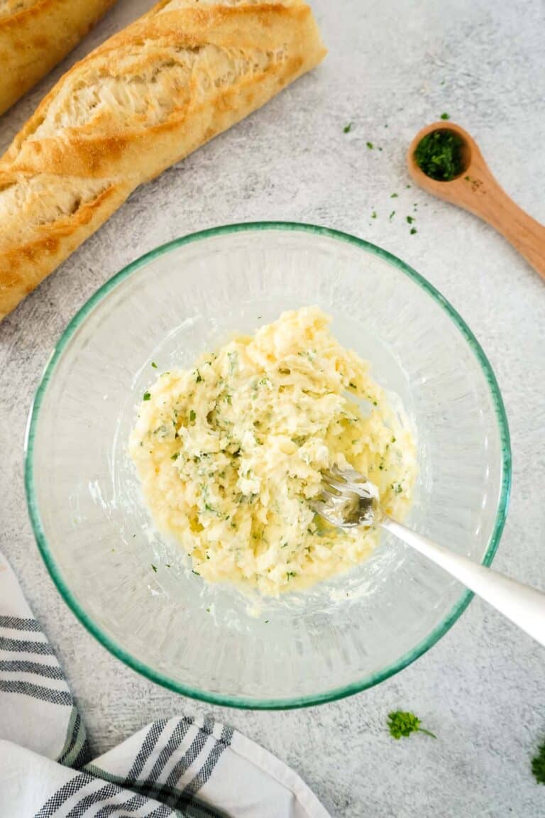 Garlic Bread Baguette (Air Fryer & Oven) Get On My Plate