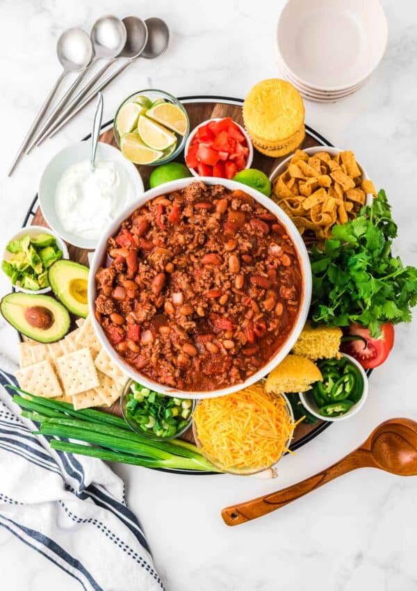 How to Set Up A Chili Bar (Chili Charcuterie)