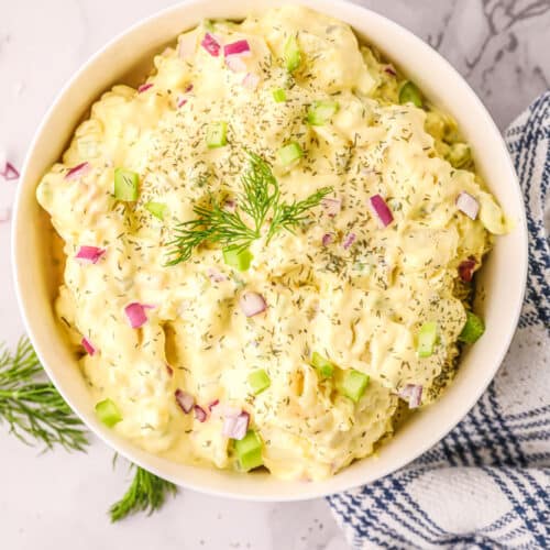 Easy Potato Salad Recipe {no eggs} Get On My Plate