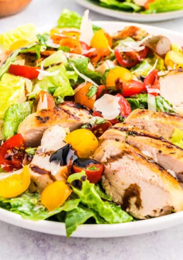 Bruschetta Salad with Chicken