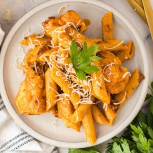 Featured image for spicy chipotle chicken pasta
