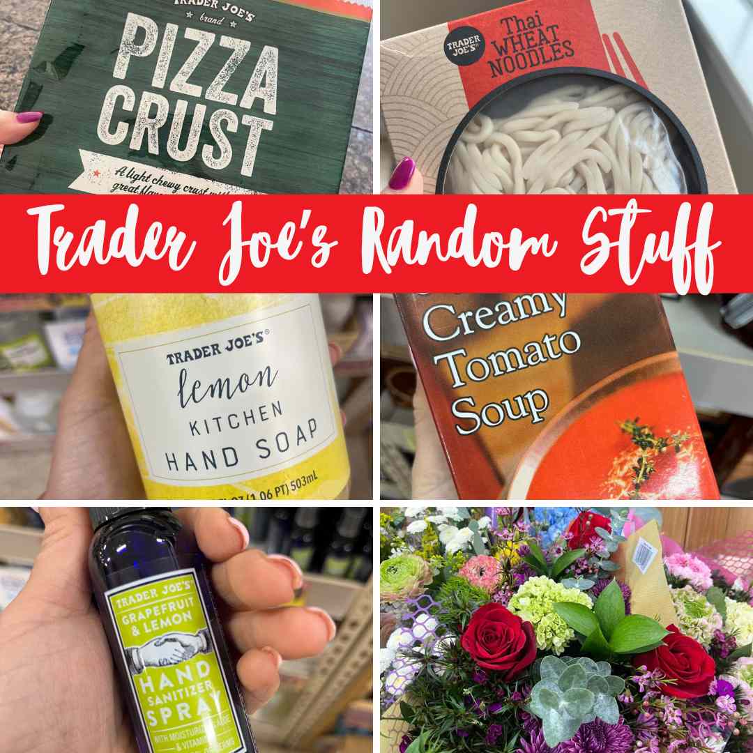 Items that are on my Trader Joe's Shopping list ever week.