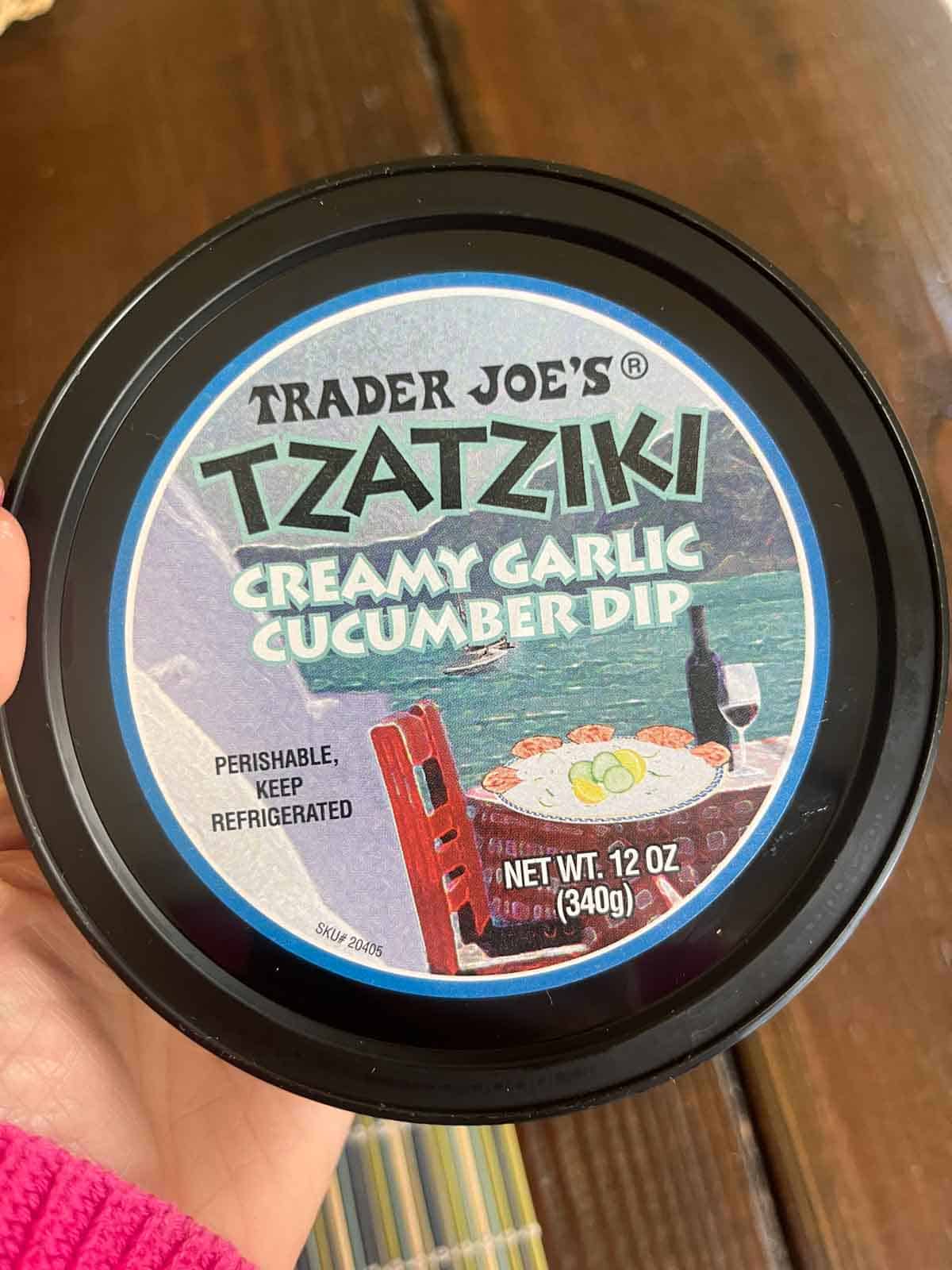 Trader Joe's tzatziki sauce.